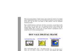 Tablet Screenshot of digital-frame-outlet.com